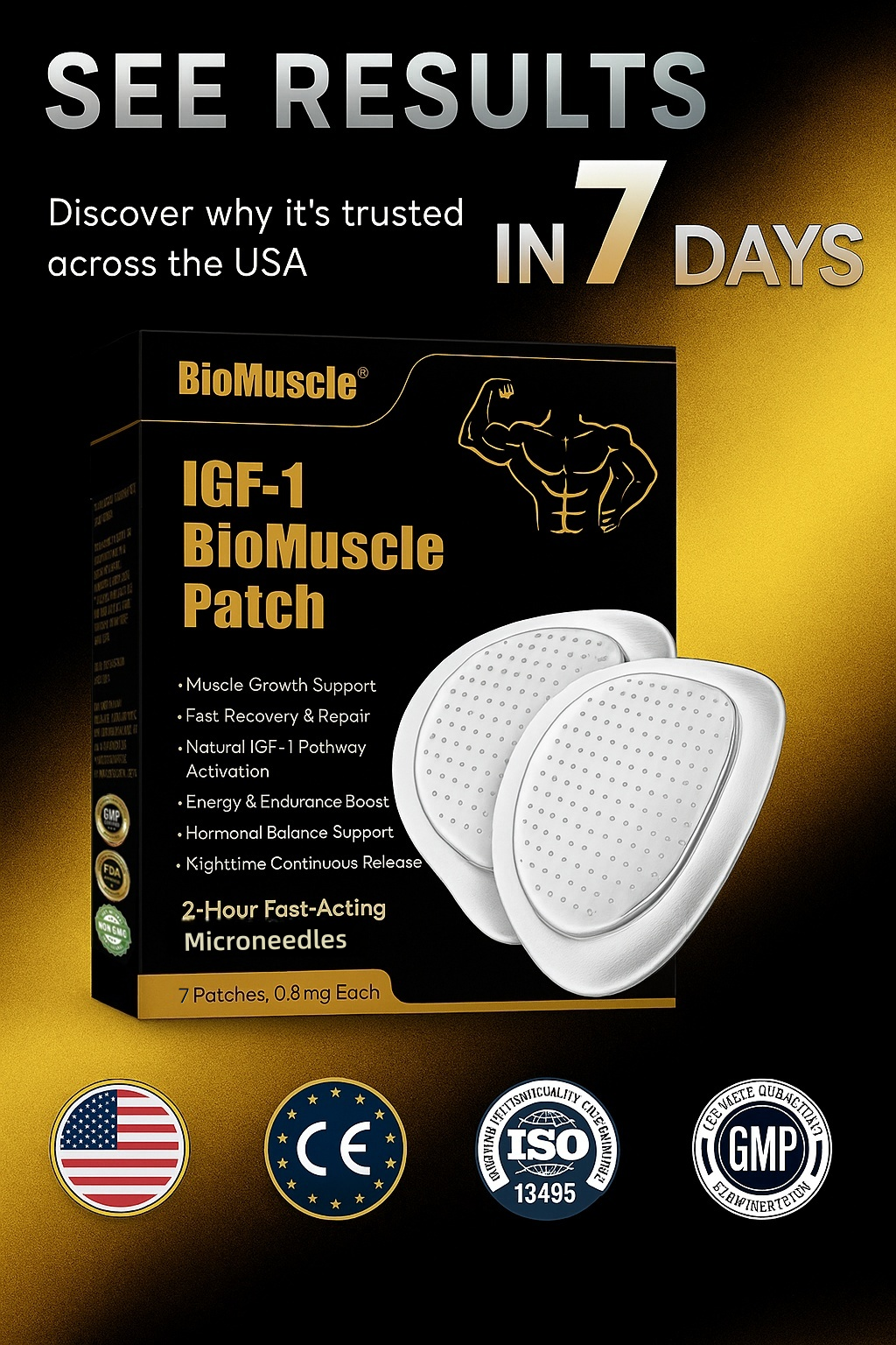 𝑶𝒇𝒇𝒊𝒄𝒊𝒂𝒍 𝑺𝒕𝒐𝒓𝒆 | IGF-1 BioMuscle® Patch（Accelerates muscle growth by reactivating the IGF-1 signaling pathway.）