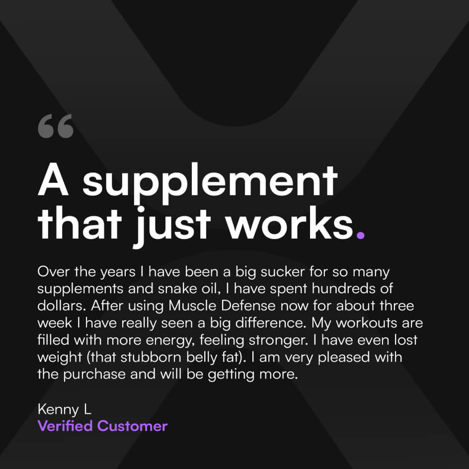 NEW Muscle Defense-MUSCLE BUILDING + FAT BURNING