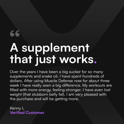 NEW Muscle Defense-MUSCLE BUILDING + FAT BURNING