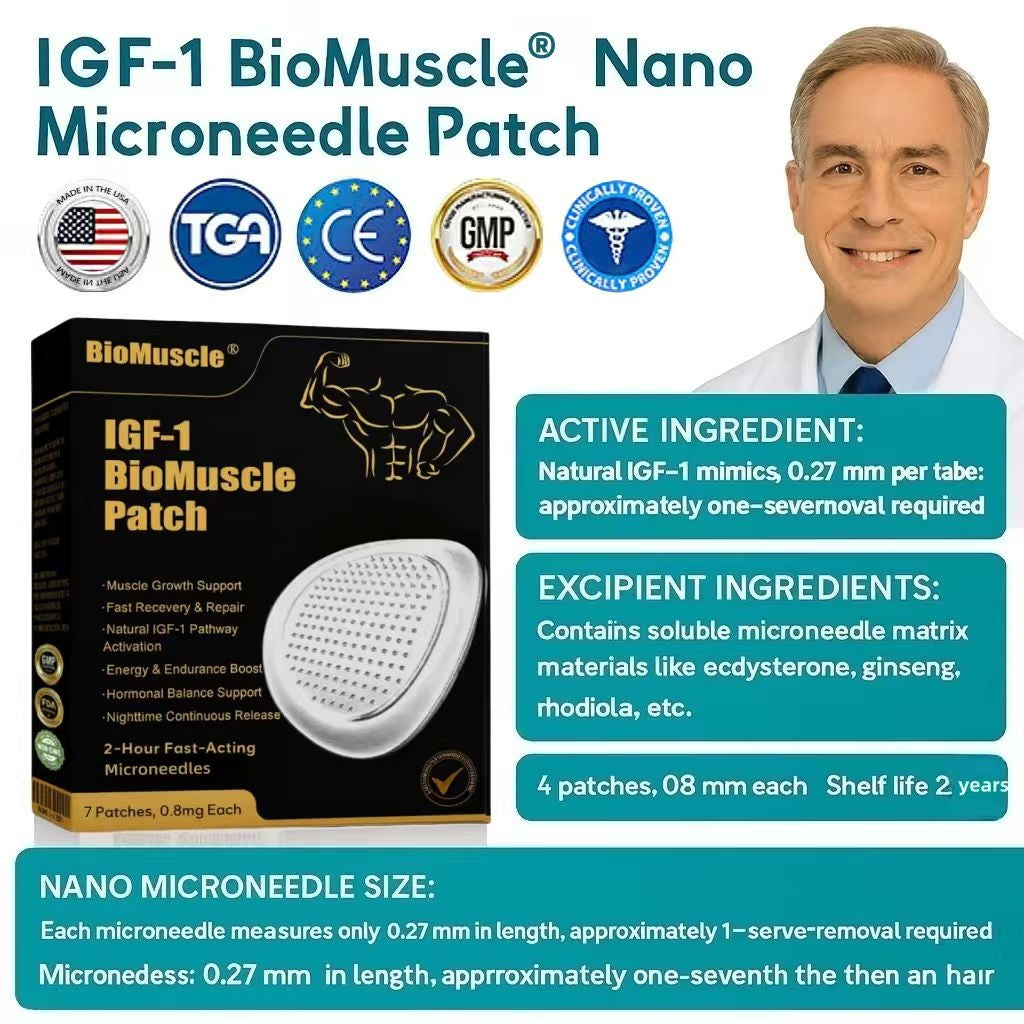 𝑶𝒇𝒇𝒊𝒄𝒊𝒂𝒍 𝑺𝒕𝒐𝒓𝒆 | IGF-1 BioMuscle® Patch（Accelerates muscle growth by reactivating the IGF-1 signaling pathway.）