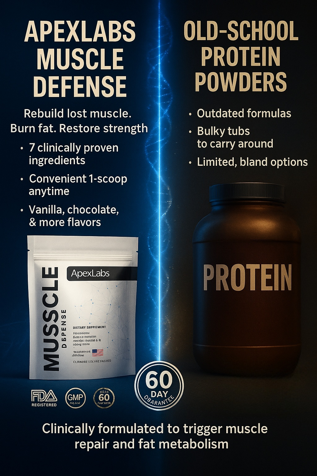 NEW Muscle Defense-MUSCLE BUILDING + FAT BURNING