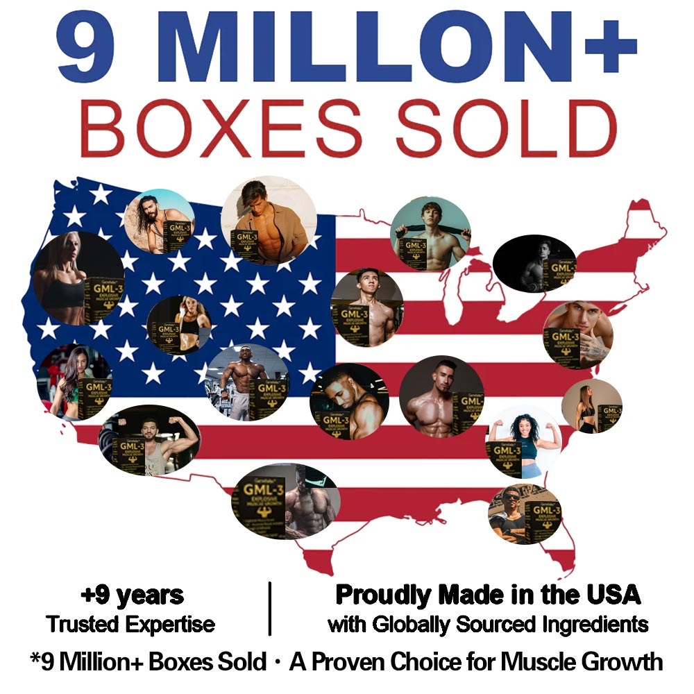 Official Store|GarmFailyc® GML-3 6-in-1 Muscle Growth Oral Solution|Muscle Synthesis & Fat-Burning Support