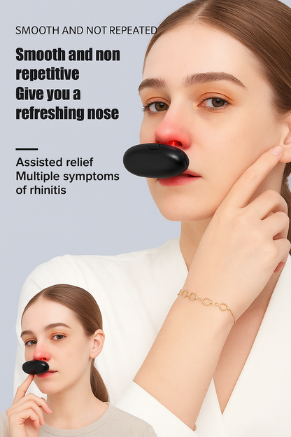 Official Store | SERYNTH®🇺🇸 Dual-Action Nasal Care Kit – Red Light Therapy Device + Anti-Allergy Nasal Spray