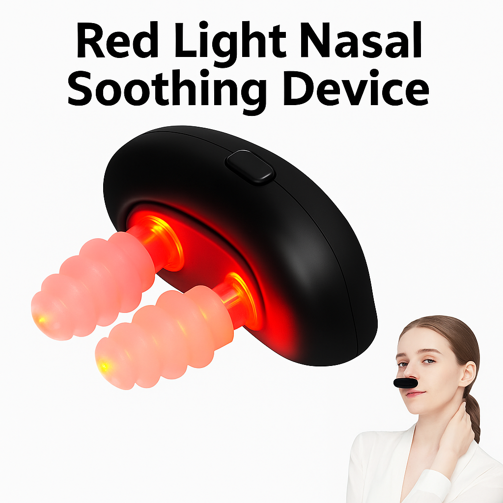 Official Store | SERYNTH®🇺🇸 Dual-Action Nasal Care Kit – Red Light Therapy Device + Anti-Allergy Nasal Spray