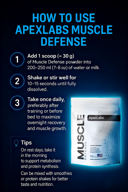 NEW Muscle Defense-MUSCLE BUILDING + FAT BURNING