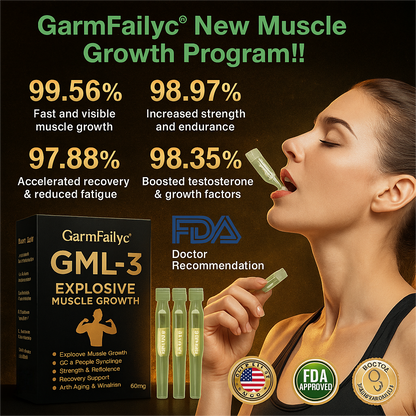 𝑶𝒇𝒇𝒊𝒄𝒊𝒂𝒍 𝑺𝒕𝒐𝒓𝒆 | 𝐆𝐚𝐫𝐦𝐅𝐚𝐢𝐥𝐲𝐜® 𝐆𝐌𝐋-𝟑 𝑺𝒊𝒙-𝒊𝒏-𝑶𝒏𝒆 𝑴𝒖𝒔𝒄𝒍𝒆 𝑮𝒓𝒐𝒘𝒕𝒉 𝑶𝒓𝒂𝒍 𝑺𝒐𝒍𝒖𝒕𝒊𝒐𝒏 (𝐉𝐮𝐬𝐭 𝐨𝐧𝐜𝐞 𝐚 𝐝𝐚𝐲, 𝐯𝐢𝐬𝐢𝐛𝐥𝐞 𝐠𝐚𝐢𝐧𝐬 𝐢𝐧 𝟕 𝐝𝐚𝐲𝐬)✅ 𝐅𝐨𝐫 𝐬𝐤𝐢𝐧𝐧𝐲 𝐛𝐨𝐝𝐲, 𝐥𝐨𝐰 𝐦𝐮𝐬𝐜𝐥𝐞 𝐦𝐚𝐬𝐬, 𝐩𝐨𝐨𝐫 𝐬𝐭𝐫𝐞𝐧𝐠𝐭𝐡, 𝐬𝐥𝐨𝐰 𝐫𝐞𝐜𝐨𝐯𝐞𝐫𝐲, 𝐡𝐨𝐫𝐦𝐨𝐧𝐚𝐥 𝐢𝐦𝐛𝐚𝐥𝐚𝐧𝐜𝐞𝐬, 𝐚𝐧𝐝 𝐦𝐨𝐫𝐞💪💪